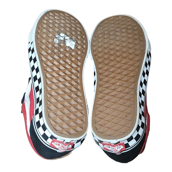 Vans Old Skool V Gray Triple Strap Hook & Loop Shoes Skate Sneakers Size 6 B11 - Picture 6 of 7